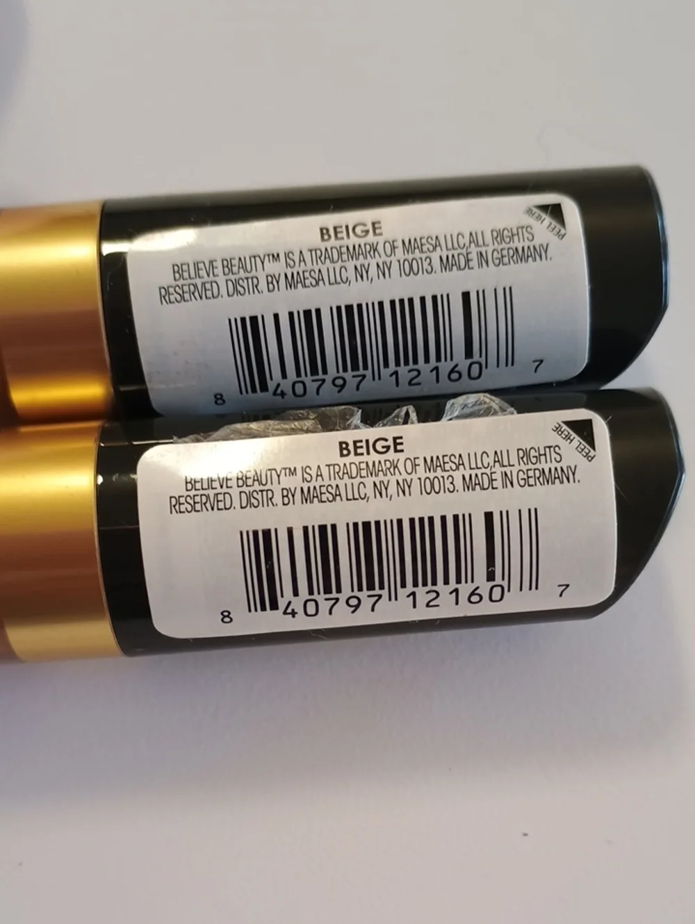 2 x Believe Beauty You're Covered Liquid Concealer, Beige